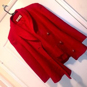 Lilli Ann women’s red suit size 10